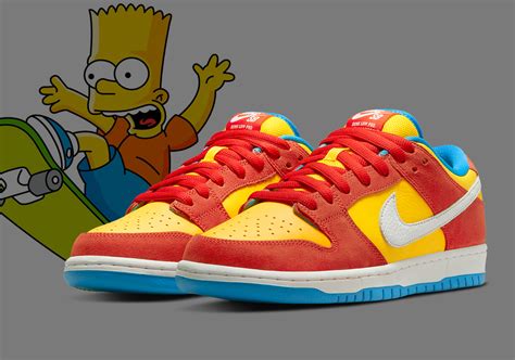 nike dunks simpsons|bart simpson dunks release date.